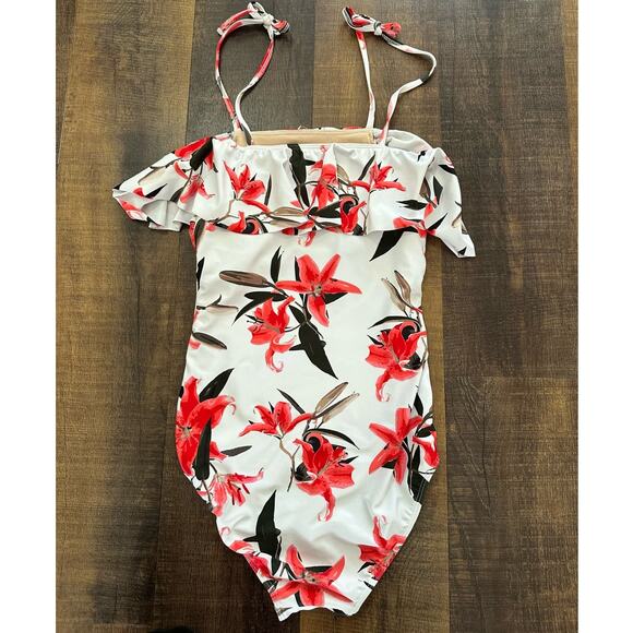 Albion Fit The Wave, La Fleur One-Piece Swimsuit Size Small - Picture 3 of 6